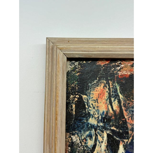 Grimes 1963. Abstract depicting various portraits. Oil on canvas 24 x 30 unframed, 32.5 x 26 framed