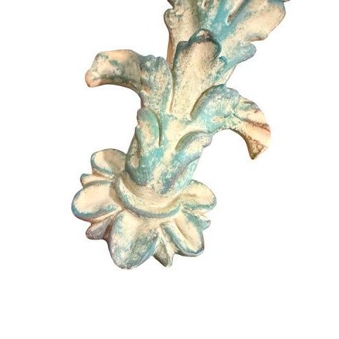 Vintage Neoclassical Acanthus Architectural Wall Ornaments, Pair For Sale - Image 9 of 14