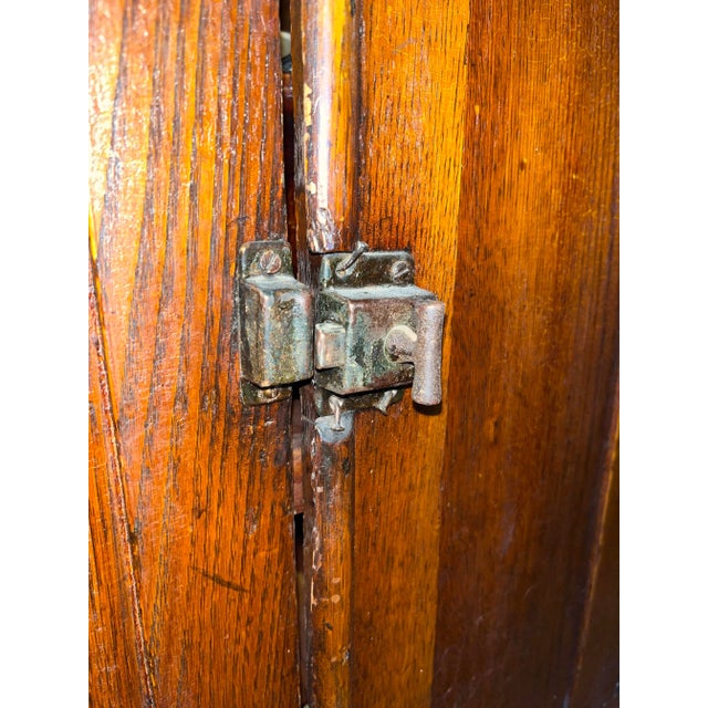 Late 19th Century Antique Oak 3 Piece Corner Cupboard For Sale - Image 4 of 9