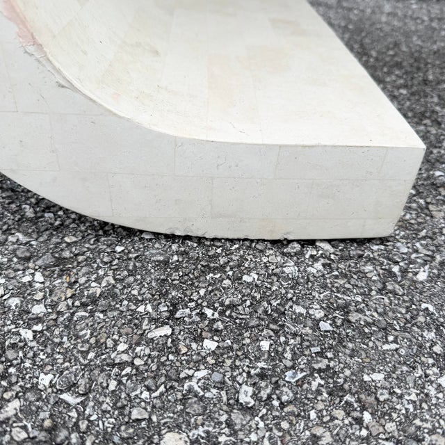 Postmodern Tessellated Stone Waterfall Console Table by Maitland Smith For Sale - Image 11 of 11