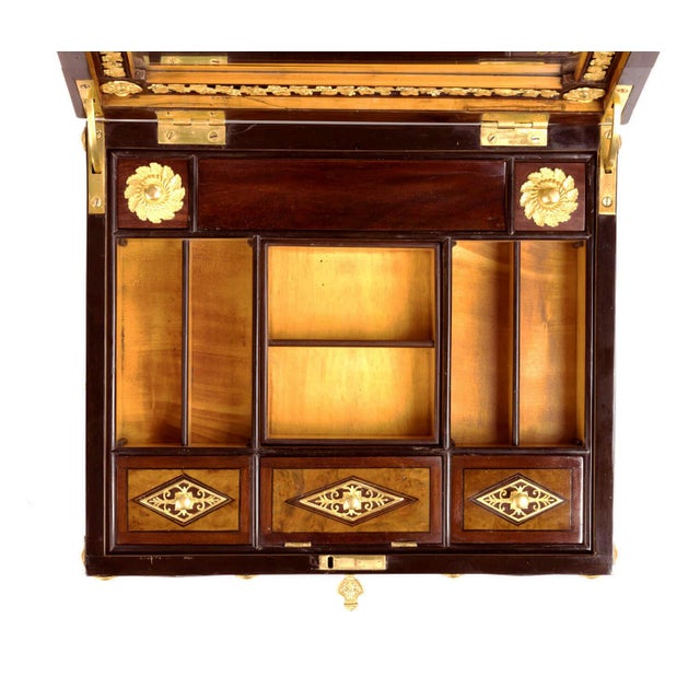 Austrian Empire Sewing and Writing Box attributed to Franz D. Detler, Vienna, 1805-1820 For Sale - Image 6 of 10