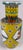 Early 20th Century Chinese Famille Jaune Porcelain Vase With Figural Panels, Qianlong Mark, 20th C. For Sale - Image 5 of 12