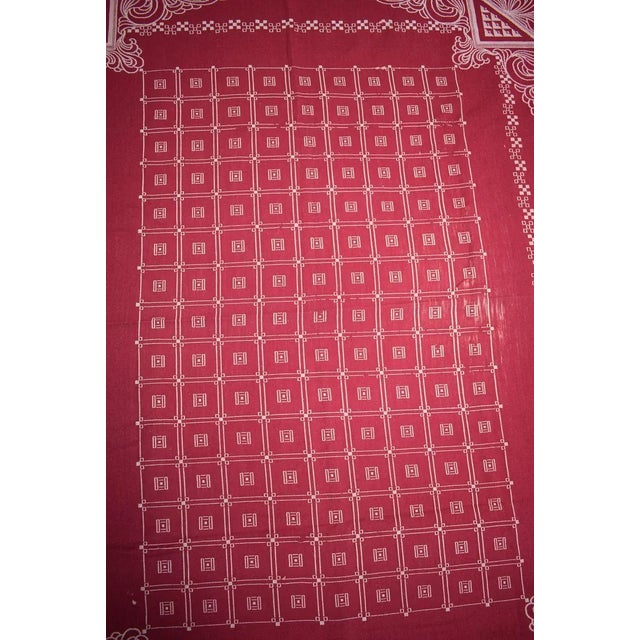Antique Tablecloth by Otto Prutscher for Herburger-Rhomberg For Sale - Image 5 of 9