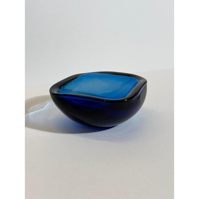 Murano Sommerso Glass Bowl by Flavio Poli for Seguso, Italy, 1960s For Sale - Image 6 of 10