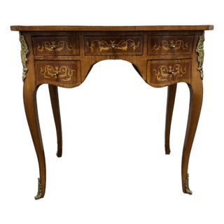 Vintage Louis XV Petite Writing Desk For Sale