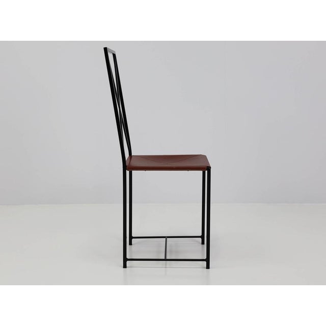 1980s Moka Chairs by Asnago & Vender for Flexform, Italy, 1985, Set of 4 For Sale - Image 5 of 12