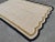 Textile Handmade Cotton Scalloped Rug, Light Yellow with Tan and Black Border - 9'x12' For Sale - Image 7 of 10