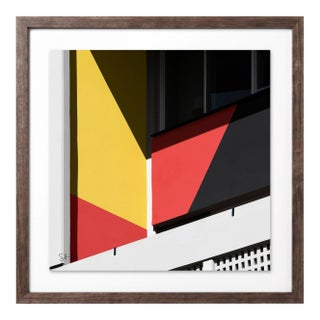 “Corbusierhaus Berlin 06” Giclee Archival Pigment Print 18x18 Framed in Walnut For Sale