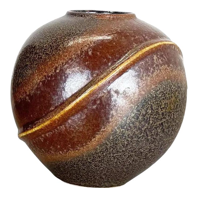 1970's Brutalist Pottery Orion Vase - Dumler & Breiden Germany For Sale