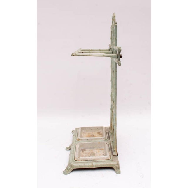 Traditional 1910s Edwardian Cast Iron Umbrella Stand For Sale - Image 3 of 5