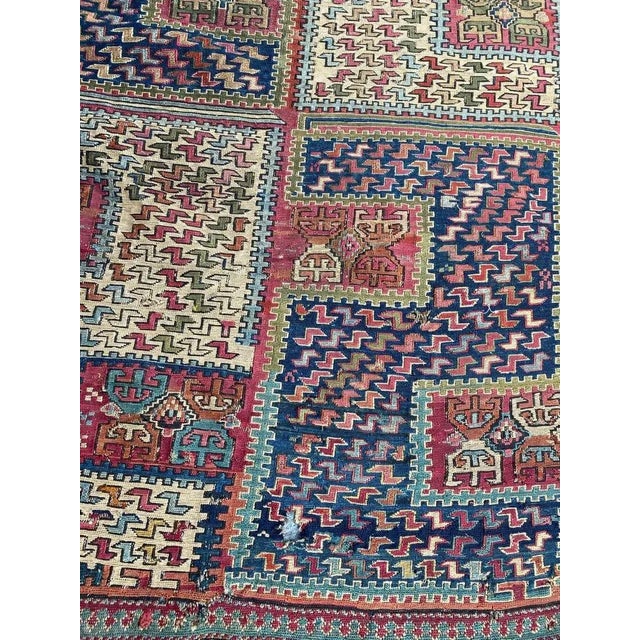 Caucasian Verneh Embroidered Kilim For Sale - Image 15 of 18