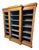 Antique Open Bookcase in Elm For Sale