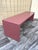 Post Modern Lacquered Raspberry Accent Bench by B&b Italia. Circa 1990s For Sale - Image 11 of 18