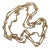 Late 19th Century Victorian Fetter Knot 38” Chain in 16.6k Gold For Sale