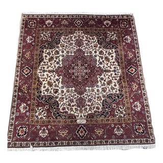 Vintage Keschan Oriental Rug, 1960s For Sale