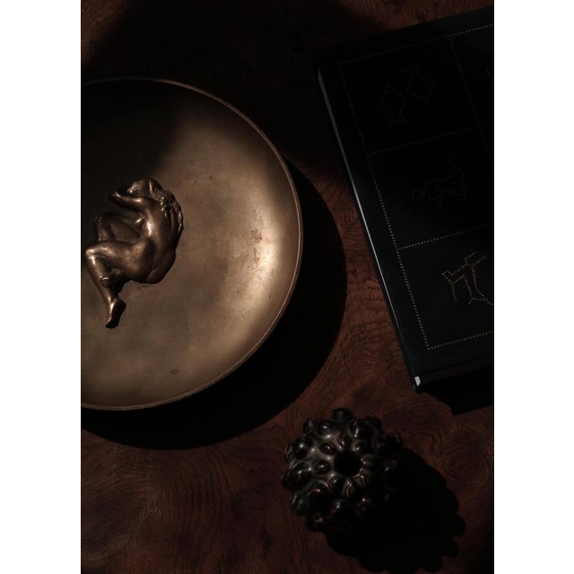 Large Danish Modern Tinos Tray in Patinated Bronze, 1930s For Sale - Image 13 of 14