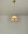 Mid-Century Modern Vintage Suspension Lamp in White Murano Glass, Italy, 1970s For Sale - Image 3 of 9