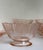 1930's Pink Depression Etched Scalloped Glass Plates and Bowls – Set of 15 Pieces For Sale - Image 11 of 12