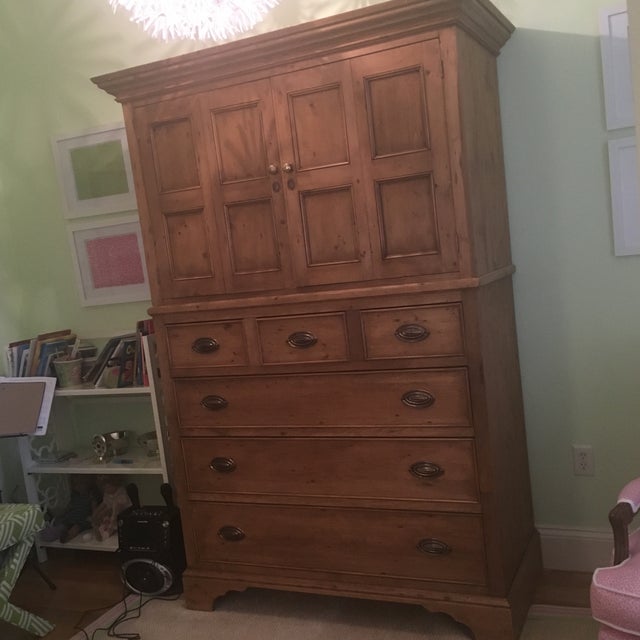 Pine Armoire Chairish