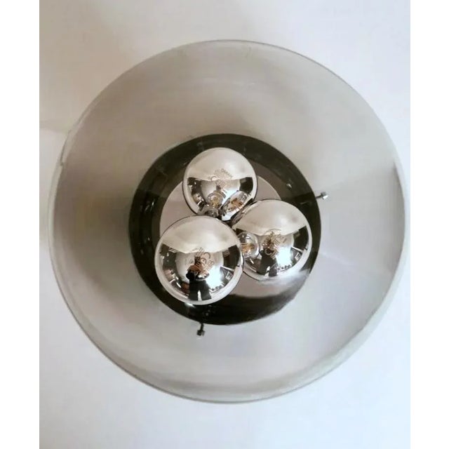 Silver Space Age German Ball Table Lamp in the style of Doria-Werk, 1963 For Sale - Image 8 of 13