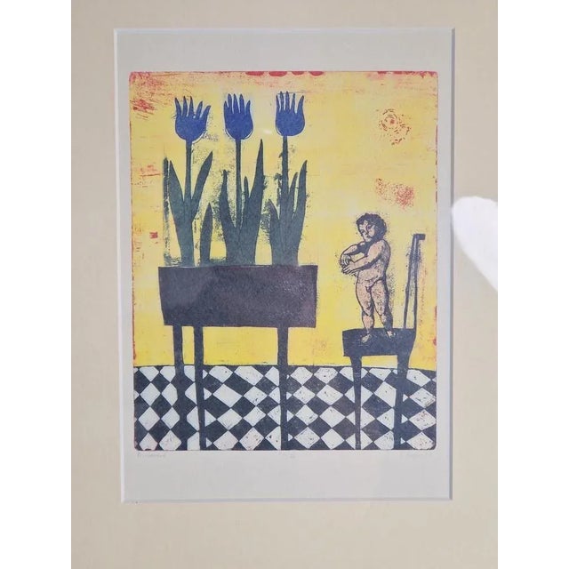 Eliza Kopec, Primavera, 1990s, Lithograph, Framed For Sale - Image 4 of 7