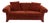 1980s Bernhardt Flair Channel-Tufted Scroll-Arm Terracotta Velvet Loveseat For Sale