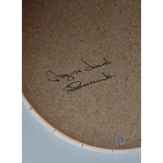 Scandinavian Modern Wall Mirror with Ceramic Tiles by Illums Bolighus, 1960s For Sale - Image 9 of 11