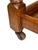 Early 20th Century Antique English Oak Drop-Leaf Card Table or Bar Cart With Barley-Twist Legs For Sale - Image 5 of 17