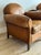 Antique Pair French Leather Chairs For Sale - Image 16 of 17