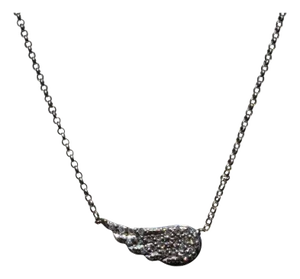 The Wing: White Gold Bracelet with Diamond Wings