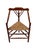 Antique French Provincial Triangular Corner Chair in Beech Frame, 1900s For Sale - Image 10 of 11