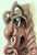 Vintage Indonesian Hand-Carved Horned Guardian Wall Mask With Inset Eyes For Sale - Image 10 of 12