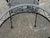 Metal Vintage Woodard Style Outdoor Wrought Iron Arm Chairs – Set of 4 For Sale - Image 7 of 12