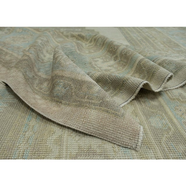 Textile Turkish Oushak Rug 10'3" x 14'2" For Sale - Image 7 of 7
