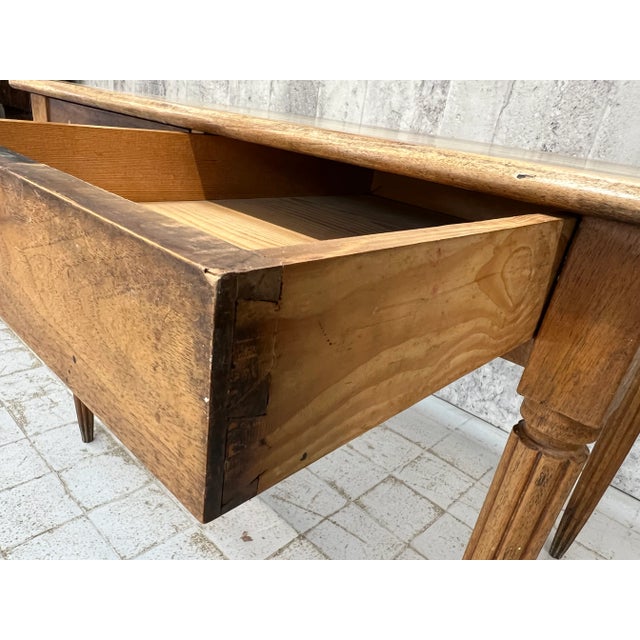 Wood Desk in Walnut, 1930s For Sale - Image 7 of 11