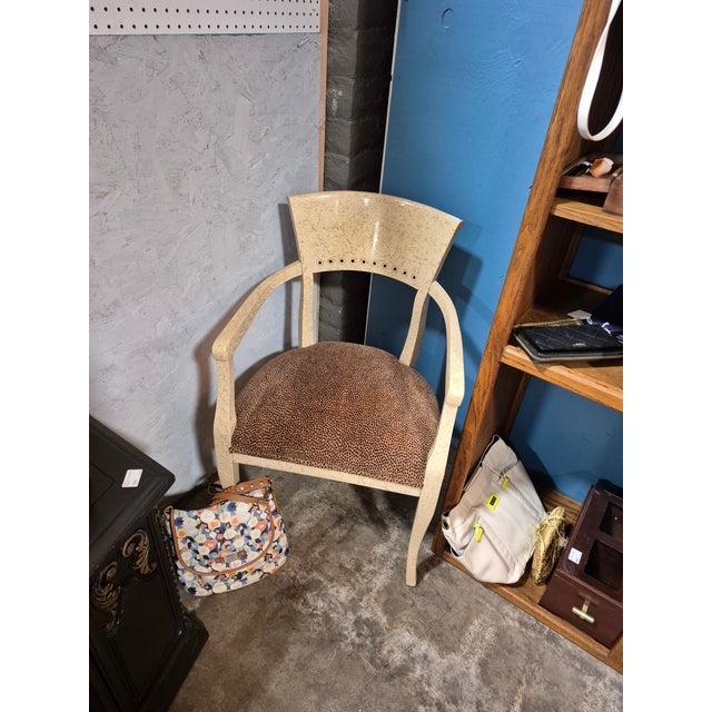 1990s Biedermeier Armchair For Sale - Image 4 of 5