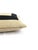 Rustic Rustic Pindler Cheminer in Natural With Black Square Ribbon Embellished Lumbar Pillow Cover - 12" X 20" For Sale - Image 3 of 4
