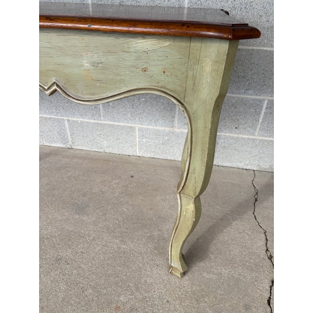 Heritage Grand Tour Country French Style Walnut Writing Desk For Sale - Image 15 of 16