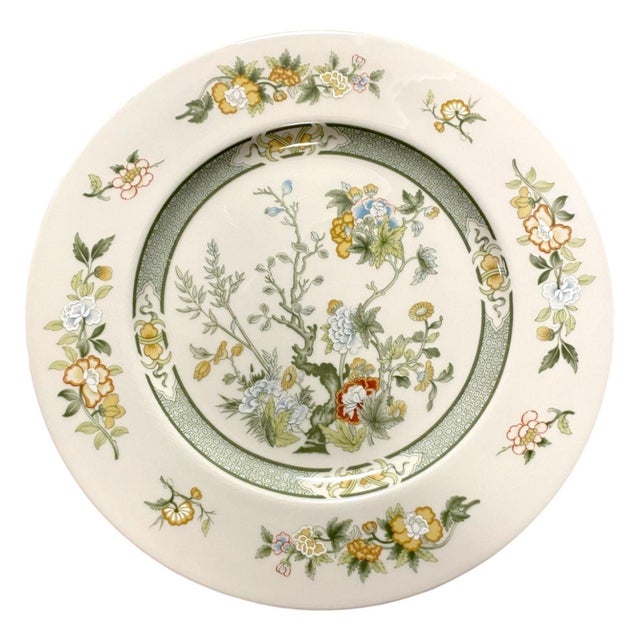 This is a stunning set of 13 Royal Doulton Tonkin dinner plates. The pattern features an "Indian tree" design with...
