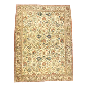 Extremely Fine Antique Persian Tehran Wool Rug 7'10'' X 10'5''
