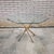 Metal Beautiful Vintage Hollywood Regency Kitchen Table Brass Knot Base For Sale - Image 7 of 7