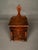 Charming early 19th-century French salt box dating to circa 1820, crafted in walnut and featuring beautifully figured burl...