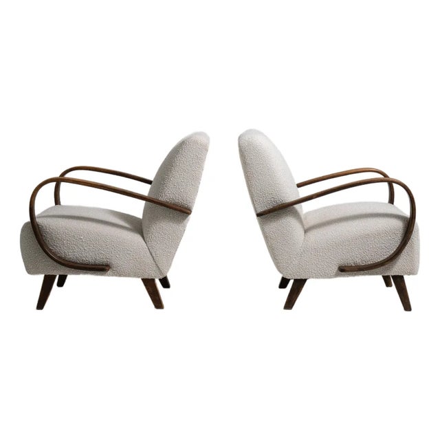 19th Century France Cream Wood Armchair For Sale