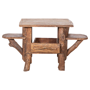 Mid-Century Provincial French Fruitwood Side Table