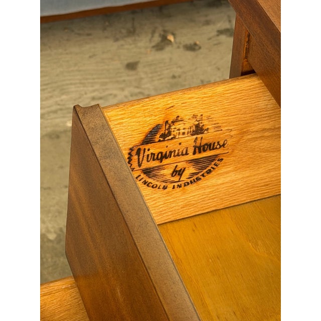 Wood 1960s Louvered Compact Dressers For Sale - Image 7 of 18