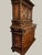 Circa 1740, early 18th century: Beautiful antique walnut barley twist French Louis XIV Deux Corps (two bodies) buffet...