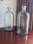 Contemporary Mid-20th Century Laboratory Reagent Bottle With Ground Glass Stopper Narrow Mouth Apothecary Glass Vessel For Sale - Image 3 of 15