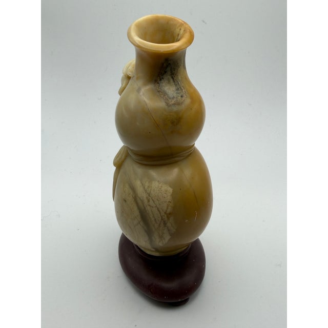 Vintage Soapstone Carving Eith Mythical Creature For Sale In Chicago - Image 6 of 12