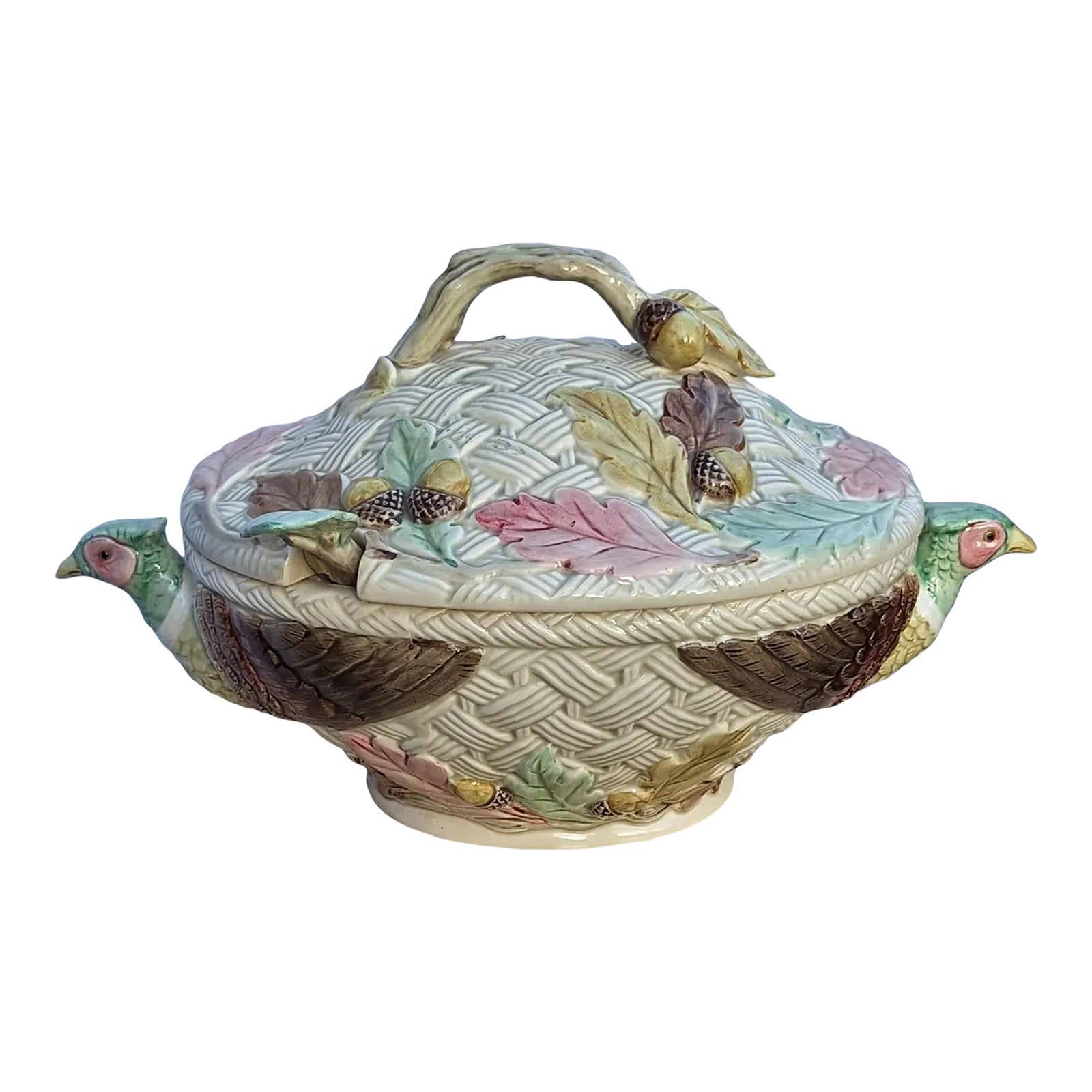 1986 Fitz and Floyd Pheasant Soup Tureen Chairish