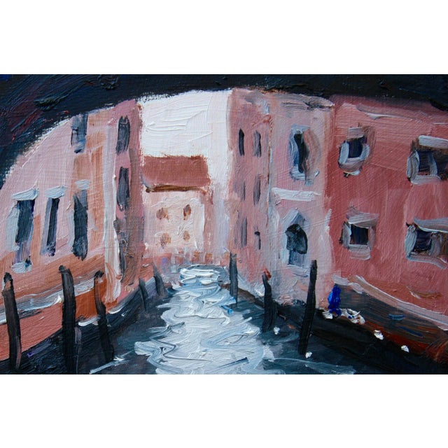 Modern Impressionist Venice Oil Painting For Sale - Image 4 of 9